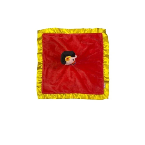 Wonder Woman Baby Security Blanket Plush DC Comics Lovey By Hallmark Itty Bittys - Picture 7 of 12